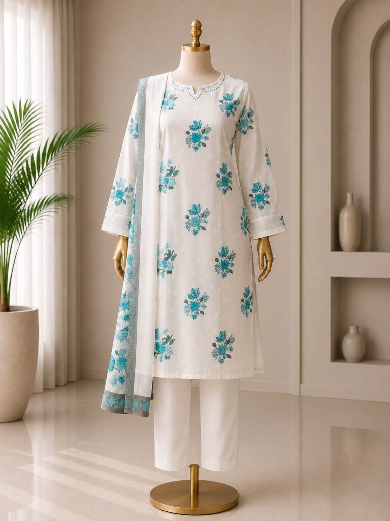 Cotton Printed Suit