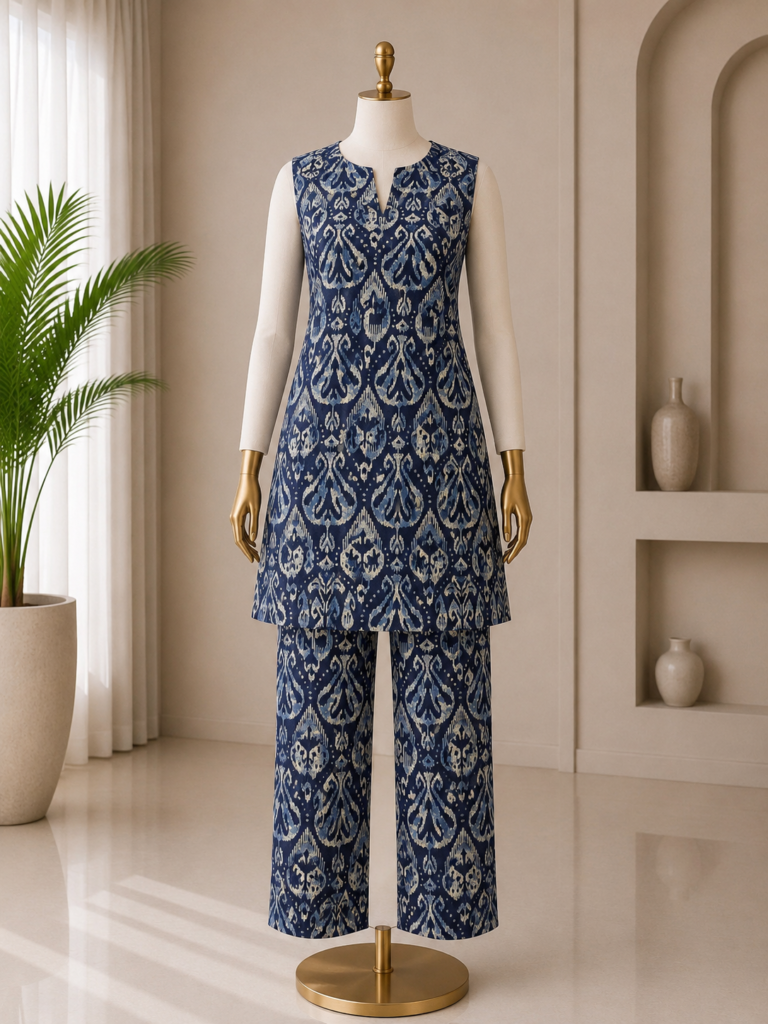 Cotton Printed Kurta Pant