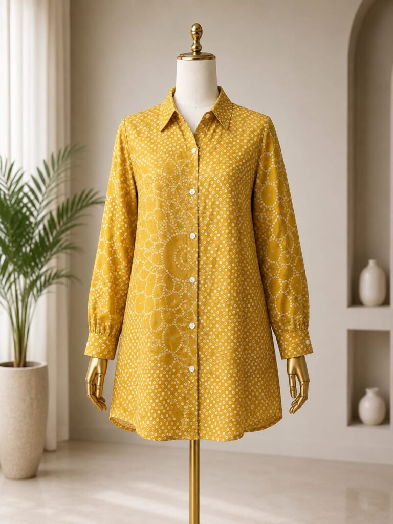 Satin Printed Shirt