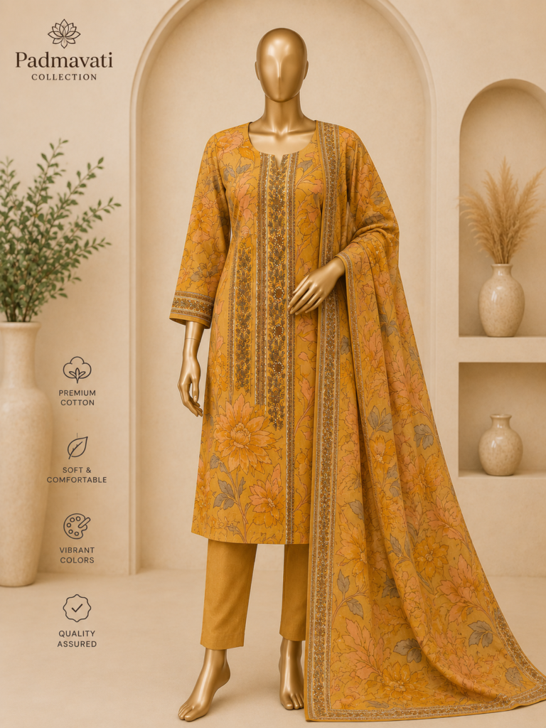 Cotton Print Suit